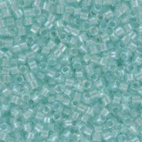 Miyuki delica Beads 11/0 - Pearl lined glacier blue ab DB-1672 